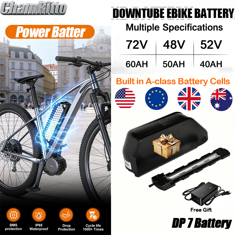 Electric bicycle bike battery  - đánh giá và giá 72V 50Ah 21700 Lithium Battery