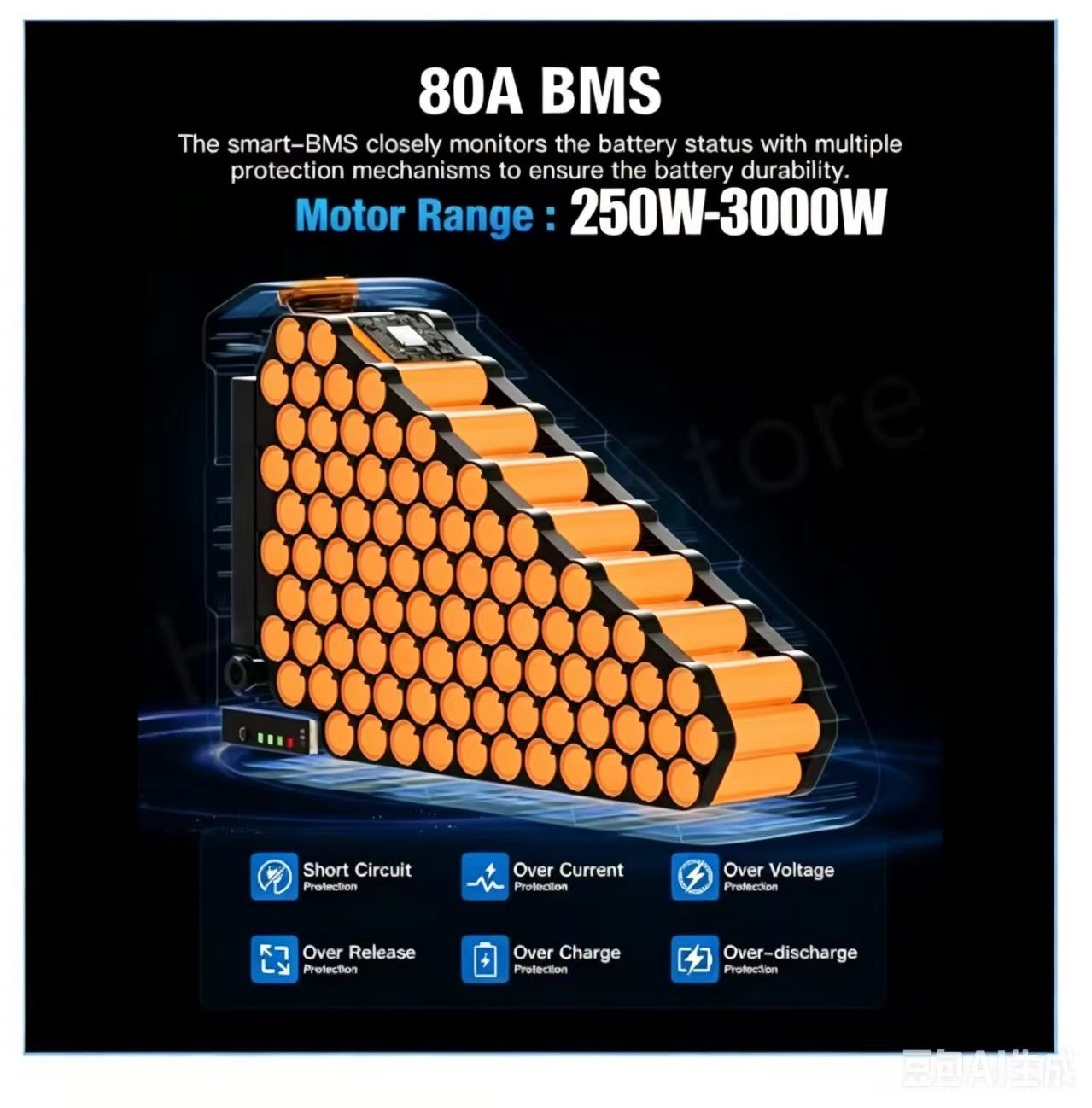 Electric Bicycle 36v 48v 52v 2 - đánh giá và giá 72V 50Ah 21700 Lithium Battery