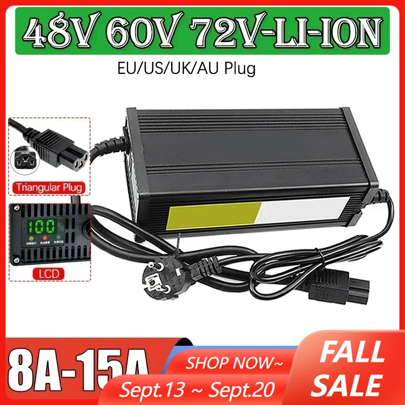 48V 60V 72V Electric Vehicle L - đánh giá và giá 72V 15A Fast Charger
