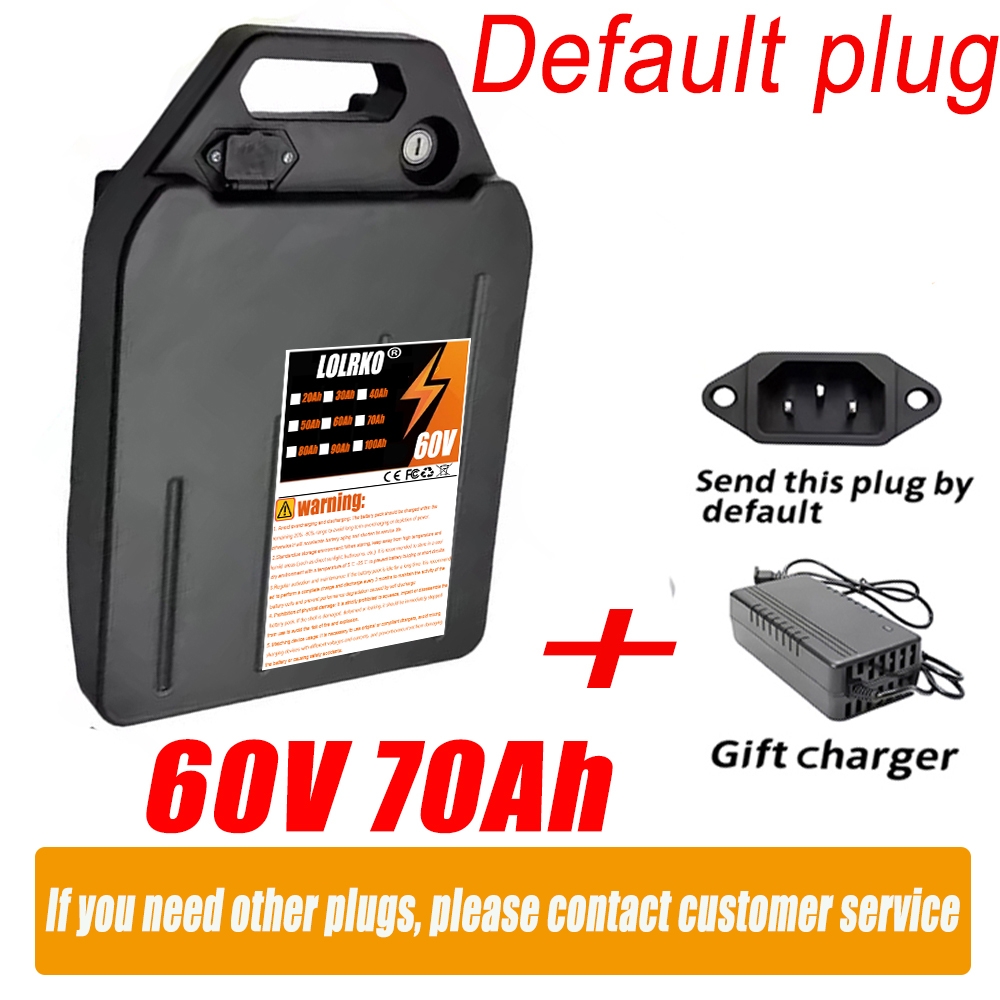 Electric vehicle lithium batte - đánh giá và giá 60V 50Ah Electric Scooter Battery